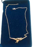 14 karaat gouden ketting van Edelsmid, Sieraden, Tassen en Uiterlijk, Kettingen, Verstelbaar, Verzenden, Zo goed als nieuw, Goud