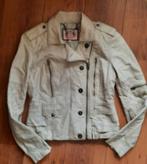 Origineel JUICY COUTURE, mooi zacht leren ,beige jasje mt s., Ophalen of Verzenden, Zo goed als nieuw, Maat 36 (S), Juicy couture