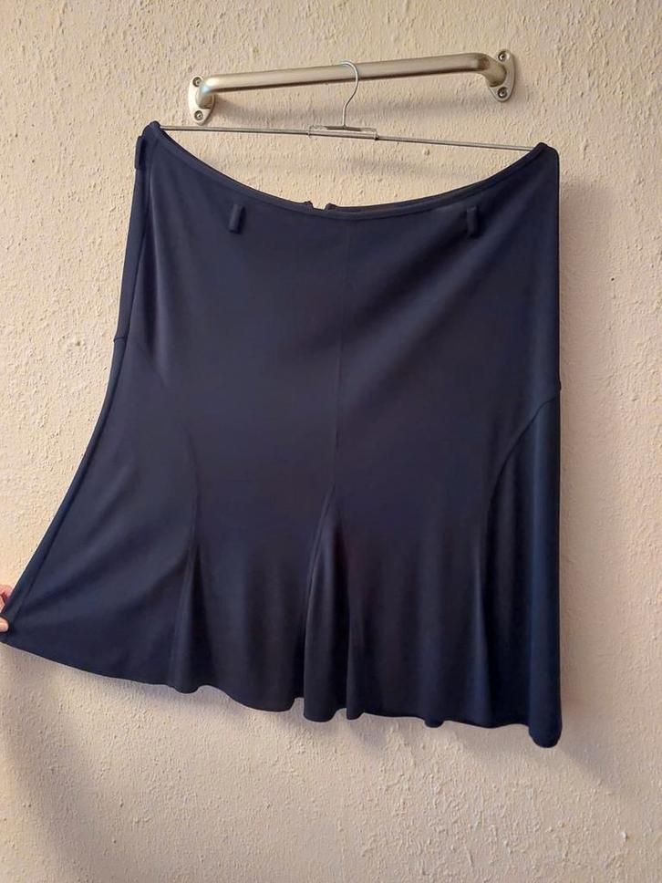 Frank Walder klokkende blauwe rok maat 48, Kleding | Dames, Rokken, Gedragen, Maat 46/48 (XL) of groter, Blauw, Onder de knie