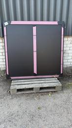 (81) 2 x Nieuw aluminium vast raamkozijn met blinde platen, Ophalen, Raamkozijn, 150 tot 225 cm, 75 tot 150 cm