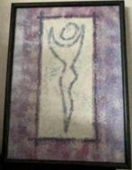 Afbeelding van abstracte vrouw, vrouwenlichaam; 28,5 * 20,5, Ophalen of Verzenden