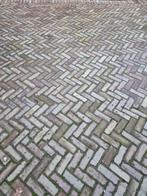 40m2 gebakken dikformaat stenen, Tuin en Terras, Ophalen, Gebruikt, Klinkers, 10 m² of meer