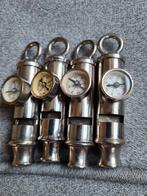 4 vintage scouting fluitje met kompas, Ophalen of Verzenden, Overige soorten, Nederland