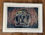 Zeefdruk ‘Vrouw in de zon’ Jos Hermans Wissellijst, Antiek en Kunst, Ophalen
