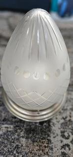 Vintage Glazen plafond lampenkap, Huis en Inrichting, Ophalen, Gebruikt, Vintage, Crème