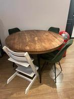 Mango eettafel 1.20, Huis en Inrichting, Tafels | Eettafels, Ophalen, Rond, Zo goed als nieuw, Vier personen