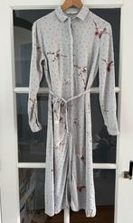 Nieuwe lichtgrijze jurk viscose kraanvogels YAYA maat 34, Nieuw, Ophalen of Verzenden, Yaya, Maat 34 (XS) of kleiner