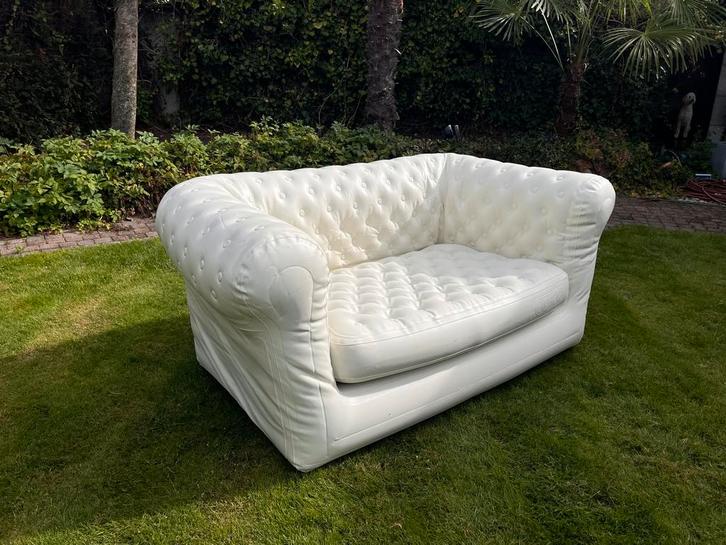 Blofield Big blo 2 opblaasbare Chesterfield bank, Tuin en Terras, Tuinsets en Loungesets, Nieuw, Bank, Ophalen of Verzenden