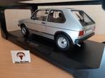Volkswagen Golf I GTi zilvermetallic van Norev 1:18, Auto, Norev, Ophalen of Verzenden, Norev
