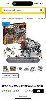 LEGO Star Wars AT-TE Walker 75337 - Volledige set, Spelcomputers en Games, Games | Sony PlayStation 4, Gebruikt, 1 speler, Ophalen of Verzenden