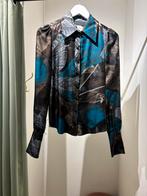 By Malene Birger zijden blouse blauw print 36 S, Ophalen of Verzenden, Zo goed als nieuw, Maat 36 (S), Blauw