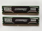 Crucial 4GB DDR3 PC3-12800U 1600MHz 240pins BALLISTIX, Computers en Software, RAM geheugen, DDR3, Ophalen of Verzenden, Zo goed als nieuw