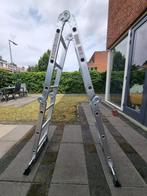 Multifunctionele Aluminium Vouwladder, Ophalen, Zo goed als nieuw