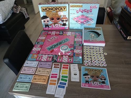 Monopoly L.O.L. Surprise, Hobby en Vrije tijd, Gezelschapsspellen | Bordspellen, Nieuw, Een of twee spelers, Drie of vier spelers
