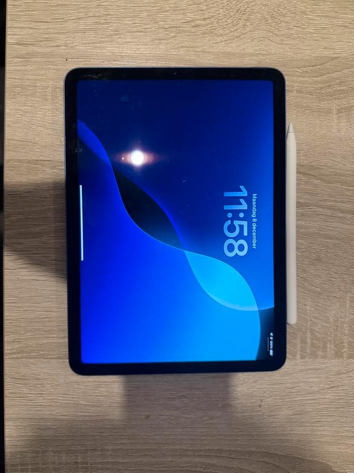 iPad Air 2022 10.9" + Apple Pencil, Computers en Software, Apple iPads, Zo goed als nieuw, Apple iPad Air, Wi-Fi, 10 inch, 64 GB