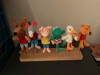 Let op SET vingerpoppetjes kikker en vriendjes Max Velthuijs, Kinderen en Baby's, Speelgoed | Knuffels en Pluche, Ophalen of Verzenden