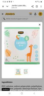 Jumbo Luiers Maat 6 (15+ kg) - 28 stuks, Ophalen of Verzenden, Nieuw, Overige typen