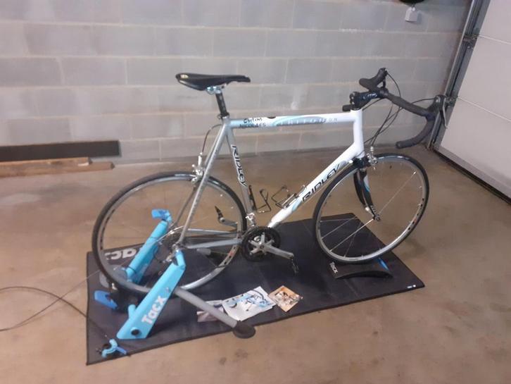 Ridley Triton racefiets + tacx, Fietsen en Brommers, Fietsen | Racefietsen, Gebruikt, Heren, Overige merken, Meer dan 20 versnellingen