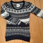 H&M LOGG trui blauw wit patronen maat M, Maat 38/40 (M), H&M, Blauw, Ophalen of Verzenden