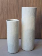 2x Leeff vazen Off white, Ophalen, Overige kleuren, Minder dan 50 cm, Glas