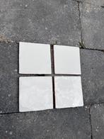 Tegels 10x10 glanzend wit 90 stuks ongeveer, Doe-het-zelf en Verbouw, Tegels, Ophalen, Nieuw, Minder dan 20 cm, Minder dan 20 cm