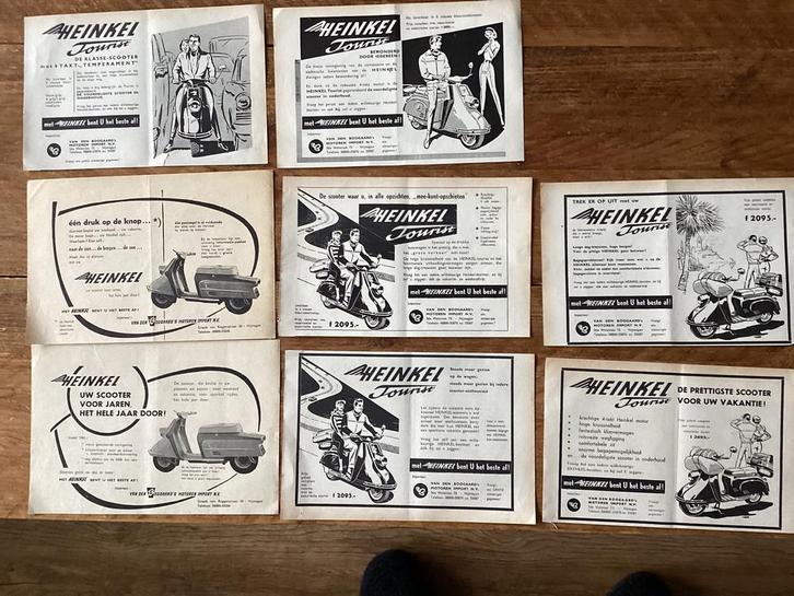 HEINKEL SCOOTERS, Motoren, Handleidingen en Instructieboekjes, Overige merken, Ophalen of Verzenden