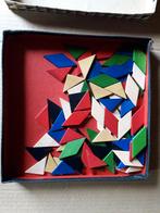 vintage houten mozaiek puzzel , jaren 60, Ophalen of Verzenden, Huis en Inrichting