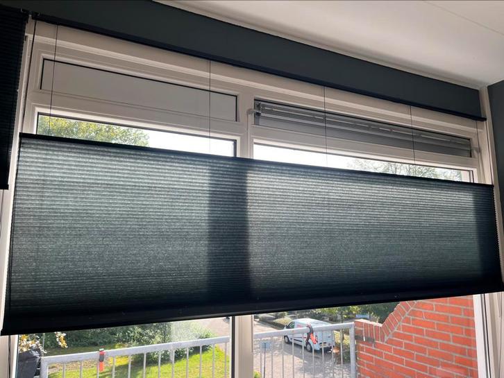 plissé gordijn, Huis en Inrichting, Stoffering | Gordijnen en Lamellen, Zo goed als nieuw, 200 cm of meer, 200 cm of meer, Ophalen