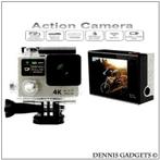 Dennis Gadgets:Dual screen action camera 4K Ultra HD WIFI, Ophalen of Verzenden, Nieuw