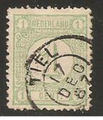 Nederland nvph nr 31 met kleinrond stempel Tiel, Postzegels en Munten, Postzegels | Nederland, T/m 1940, Verzenden, Gestempeld