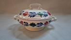 Boerenbont dekschaal kinderservies Societe ceramique, Antiek en Kunst, Ophalen of Verzenden