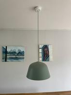 Groene hanglamp — Ø38 cm, Ophalen, Kunststof, Industrieel, Minder dan 50 cm