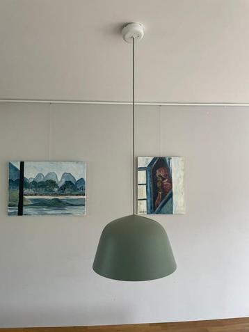  Groene hanglamp — Ø38 cm beschikbaar voor biedingen