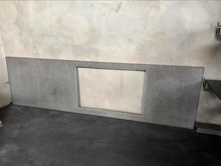 Betonnen werkblad / aanrechtblad, Huis en Inrichting, Keuken | Keukenelementen, Zo goed als nieuw, Minder dan 100 cm, 200 cm of meer