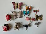 Diverse broches van insecten, Sieraden, Tassen en Uiterlijk, Broches, Overige materialen, Ophalen of Verzenden, Zo goed als nieuw