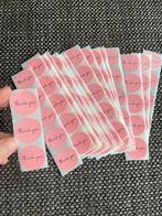 98 stuks ronde Thank you stickers, Ophalen, Nieuw, Sticker