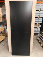 Nieuwe zwarte vlakke binnendeur,vol spaan afm 73x201,5 cm, Ophalen, Minder dan 80 cm, Binnendeur, Nieuw