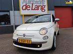 Fiat 500 0.9 TwinAir Turbo Easy parelmoer metallic wit trekh, Voorwielaandrijving, Gebruikt, Euro 6, Leder en Stof
