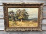 Antiek Landschap Schilderij Gesigneerd P A Schipperus 1922, Ophalen