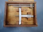 Carl Mahr Diepte micrometer 0 - 75mm, Doe-het-zelf en Verbouw, Meetapparatuur, Niet ingevuld, Gebruikt, Afstand, Niet ingevuld