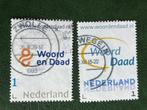 2841 Persoonlijke postzegel - 2 verschillende woord en daad, Postzegels en Munten, Na 1940, Ophalen, Gestempeld