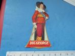 Oude sigarenband / kistetiket DUC GEORGE sigaren, Verzenden, Gebruikt, Sigarenbandjes