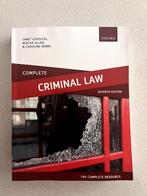 Complete Criminal Law, Ophalen of Verzenden, Zo goed als nieuw, HBO, Diverse auteurs