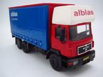 Conrad - MAN Bakwagen '' Alblas Transport '' 1:50, Hobby en Vrije tijd, Modelauto's | 1:50, Ophalen of Verzenden, Gebruikt, Bus of Vrachtwagen