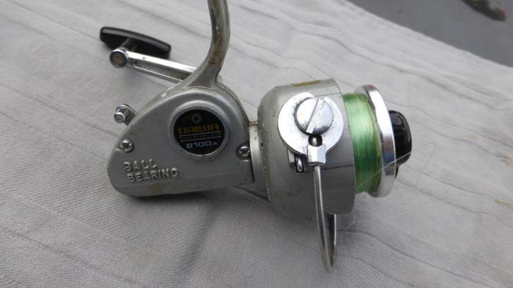 Te koop Vintage Daiwa 8100 a molen, Watersport en Boten, Hengelsport | Witvissen, Gebruikt, Molen, Ophalen of Verzenden