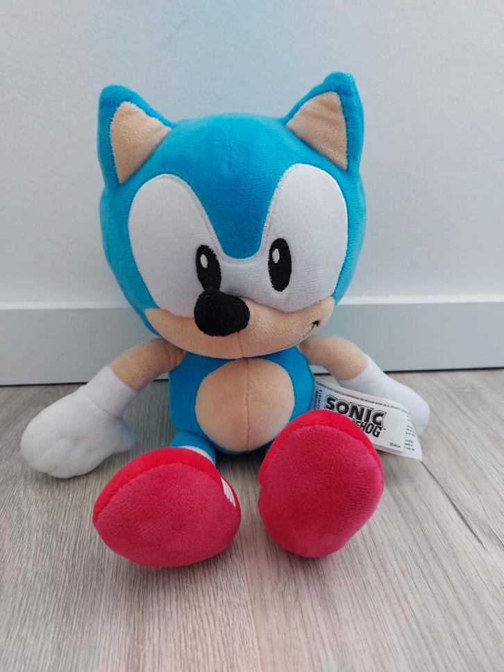 Knuffel Sonic the Hedgehog Sega peluche doudou L616, Kinderen en Baby's, Speelgoed | Knuffels en Pluche, Zo goed als nieuw, Ophalen of Verzenden