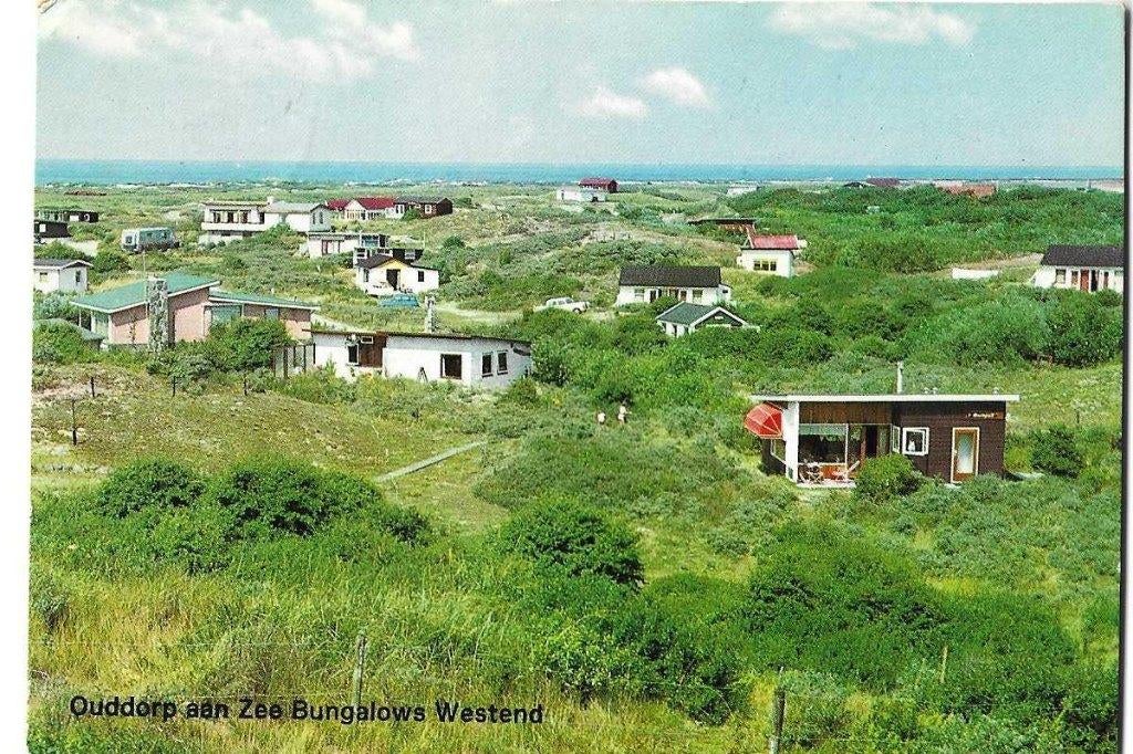 ouddorp  fotograaf hameeteman  westend bungalows, Verzenden, 1960 tot 1980, Gelopen, Zuid-Holland