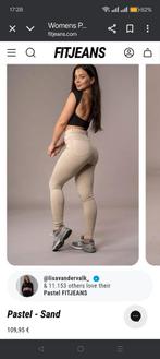 Fitjeans beige skinny L, Overige kleuren, Ophalen of Verzenden, Zo goed als nieuw, W30 - W32 (confectie 38/40)