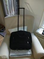 Reistas, trolley tasvoor laptop, op wieltjes, Ophalen of Verzenden, Gebruikt, 30 cm of meer, Wieltjes