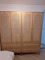 Kledingkast, Huis en Inrichting, Kasten | Kledingkasten, Ophalen, Nieuw, 50 tot 100 cm, Rotan met hout